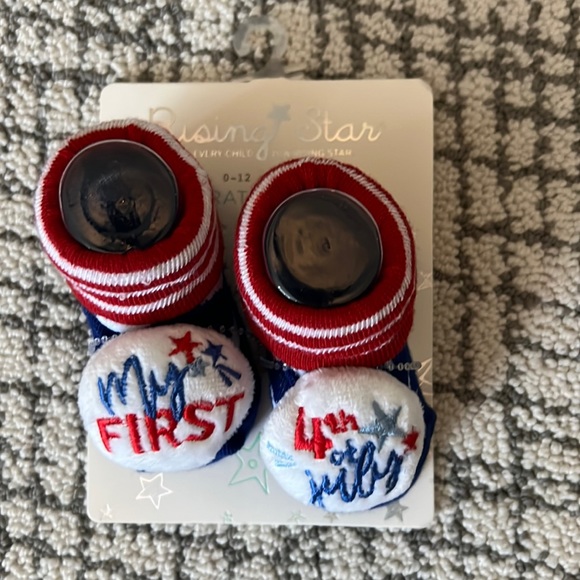 Rising Star My First 4th of July Socks - Picture 1 of 3